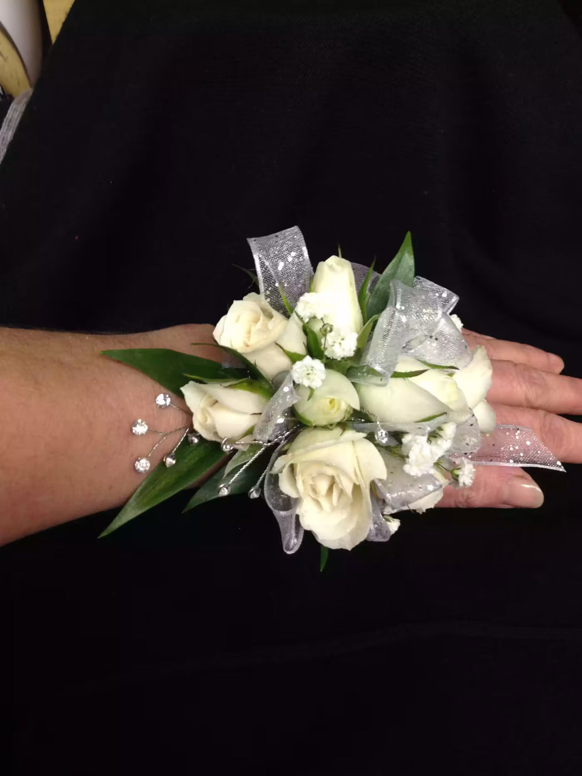 White Rose Corsage