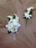 Calla Lilies and Orchids