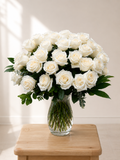 Luxury White Rose Arrangement
